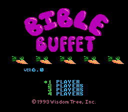 Bible Buffet (Homebrew) — Title screen